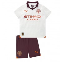Dětský Fotbalový dres Manchester City 2023-24 Venkovní Krátký Rukáv (+ trenýrky)